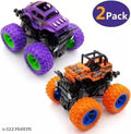 2 PCS Monster Truck Friction Powered Cars Toys