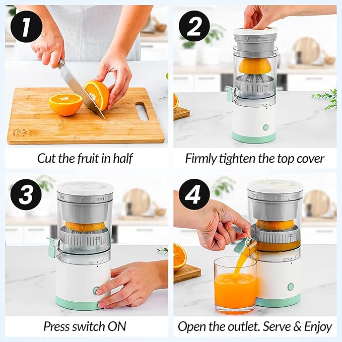 USB-C Rechargeable Electric Citrus Juicer