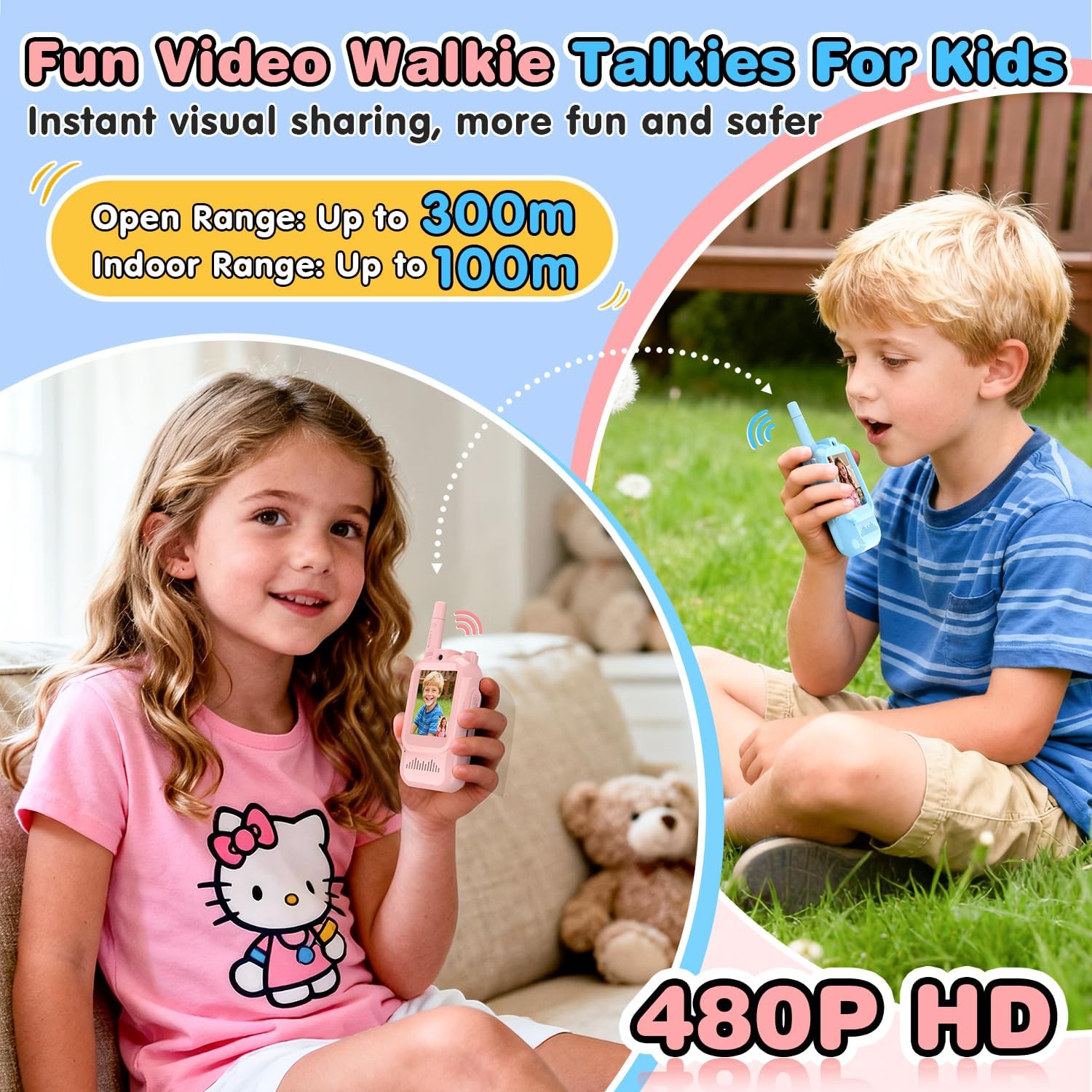 Video Walkie Talkies for Kids (2 Nos)