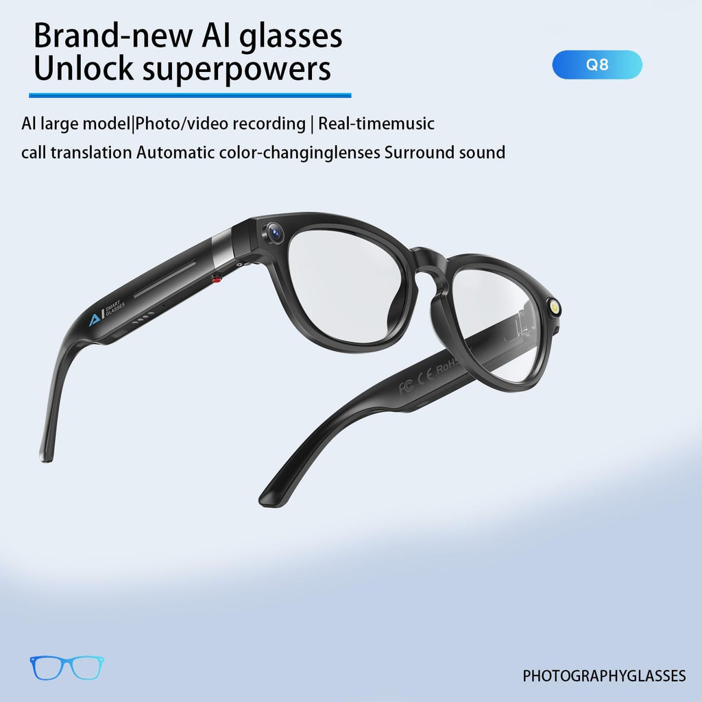 Smart Glasses AIMB-S1 M02 – AI Camera &amp; Bluetooth Smart Glasses