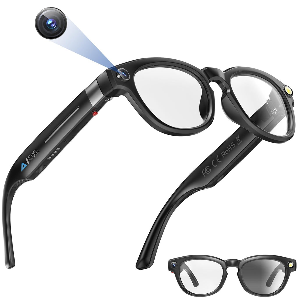 Smart Glasses AIMB-S1 M02 – AI Camera &amp; Bluetooth Smart Glasses