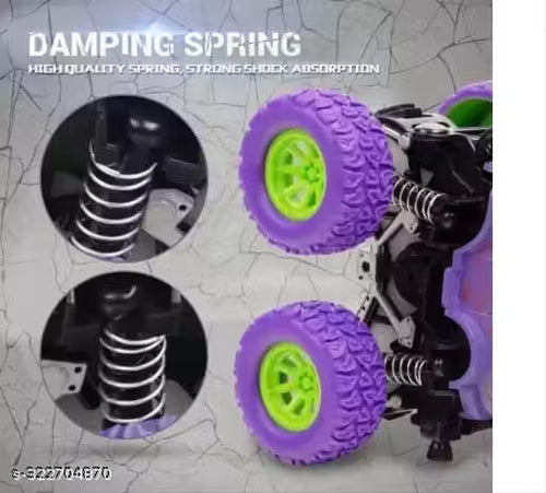 2 PCS Monster Truck Friction Powered Cars Toys