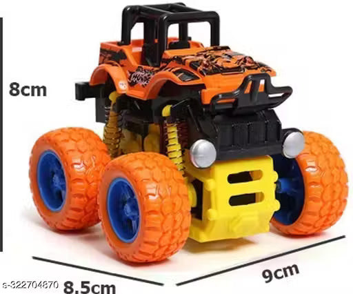 2 PCS Monster Truck Friction Powered Cars Toys